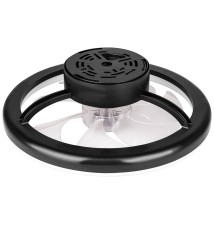 Plafon Led Flip 36W+15W 3CCT wentylator 40cm czarny