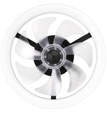 Plafon Led Flip 36W+15W 3CCT wentylator 40cm czarny