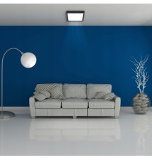 Panel LED natynkowy kwadrat Proma 18W 4000K czarny