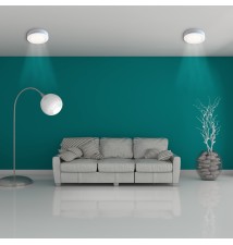 Panel LED natynkowy okrągły Proma 12W 2700K