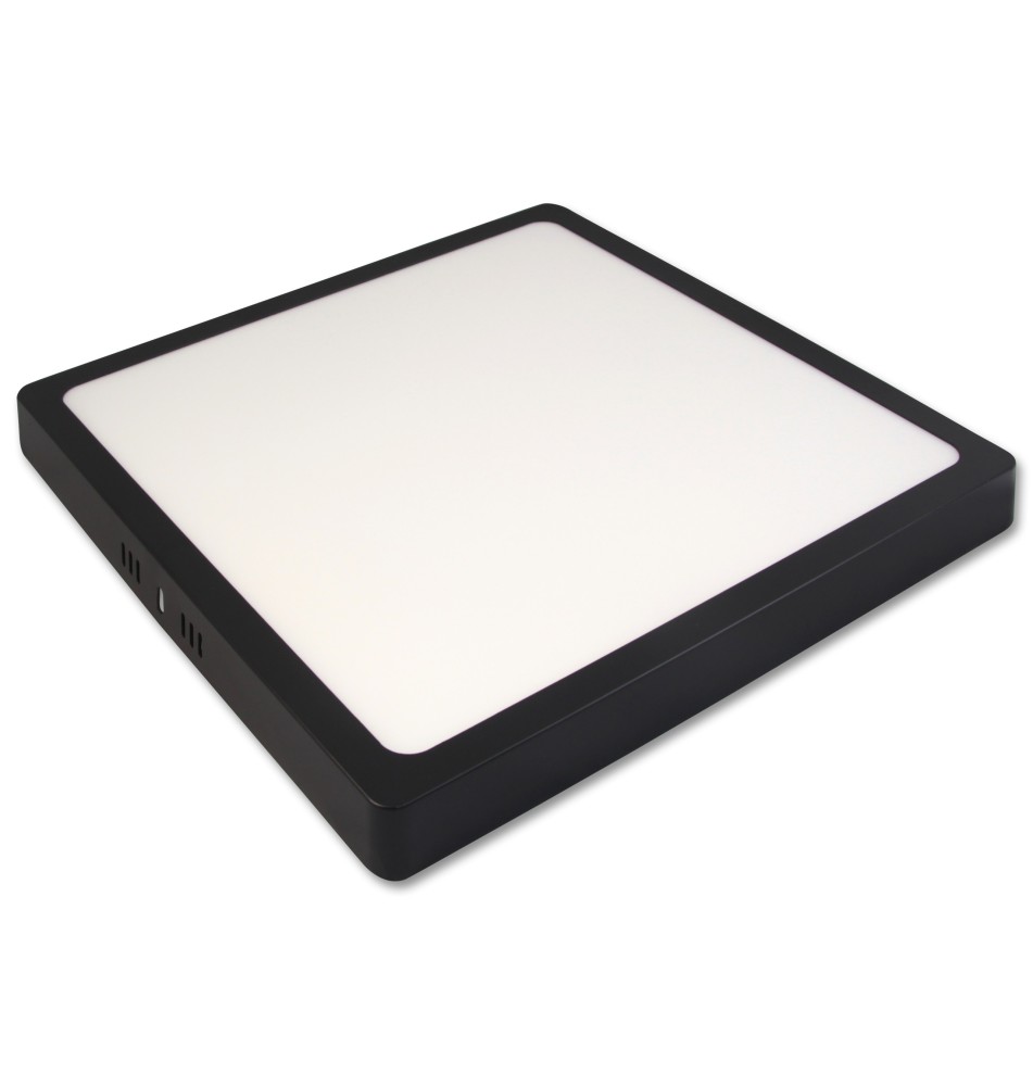 Panel LED natynkowy kwadrat Proma 24W 4000K czarny | LVT