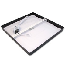 Proma 24W 4000K Black Square Surface-Mounted LED Panel | LVT