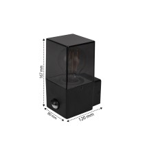 E27 LED PIR Square Wall Sconce | LVT