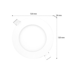 Panel LED okrągły 6W Proma 2700K