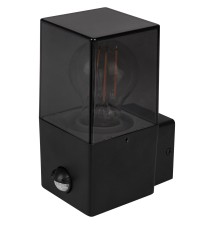Kinkiet E27 LED PIR Kwadratowy | LVT