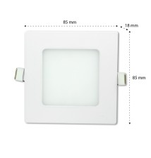 Panel LED kwadrat 3W Proma 6500K | LVT