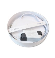 Panel LED natynkowy okrągły Proma 6W 2700K