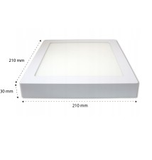 Panel LED natynkowy kwadrat Proma 18W 4000K | LVT
