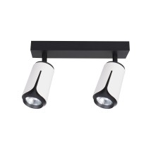 GU10 LED Wall Sconce (2-Pack) - White + Black | LVT