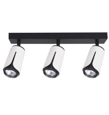Kinkiet GU10 LED x3 biały + czarny | LVT