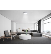 Panel LED natynkowy okrągły Bingo 18W 4000K | LVT