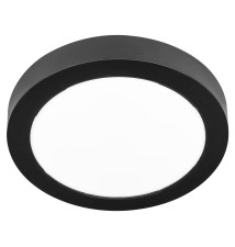 Panel LED natynkowy okrągły Bingo 18W 4000K czarny