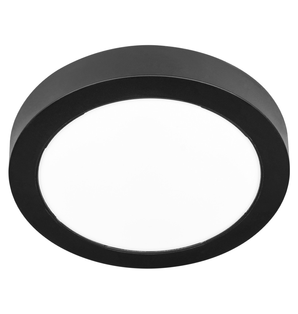 Panel LED natynkowy okrągły Bingo 18W 4000K czarny