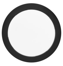 Bingo 18W 4000K Black Round Surface-Mounted LED Panel | LVT