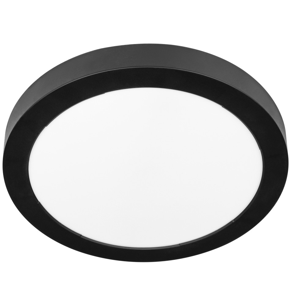 Panel LED natynkowy okrągły Bingo 24W 4000K czarny