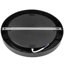 Panel LED natynkowy okrągły Bingo 24W 4000K czarny