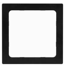 Bingo 12W 4000K Black Square Surface-Mounted LED Panel | LVT