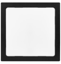 Bingo 24W 4000K Black Square Surface-Mounted LED Panel | LVT