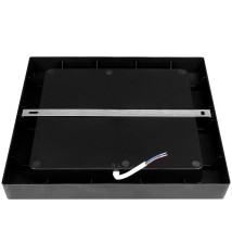 Panel LED natynkowy kwadrat Bingo 24W 4000K czarny