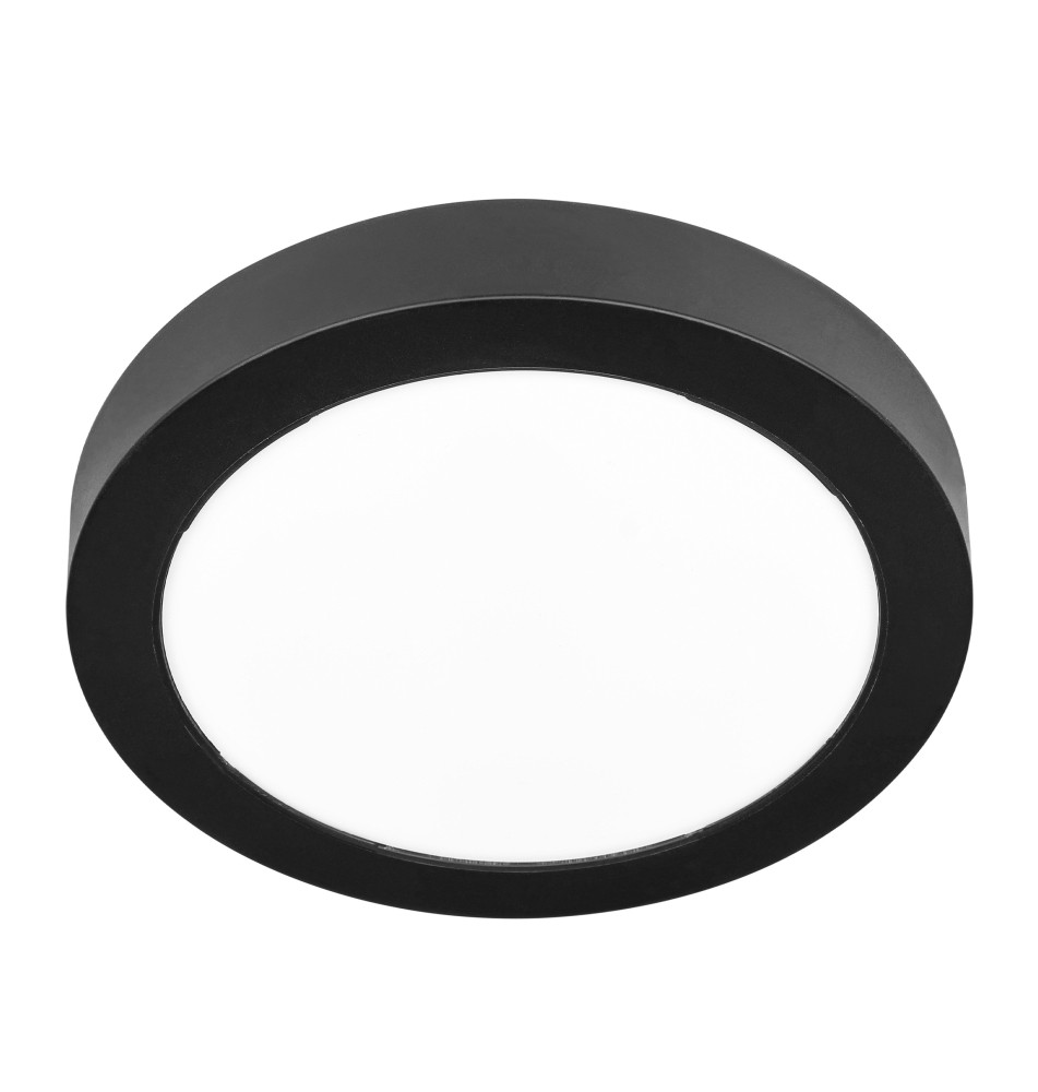 Panel LED natynkowy okrągły Bingo 12W 3CCT czarny