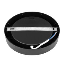 Panel LED natynkowy okrągły Bingo 12W 3CCT czarny