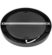 Panel LED natynkowy okrągły Bingo 24W 3CCT czarny