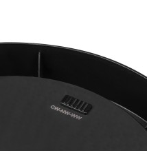 Panel LED natynkowy okrągły Bingo 24W 3CCT czarny