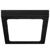 Panel LED natynkowy kwadrat Bingo 18W 3CCT czarny | LVT