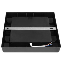 Panel LED natynkowy kwadrat Bingo 18W 3CCT czarny