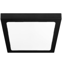 Panel LED natynkowy kwadrat Bingo 24W 3CCT czarny | LVT