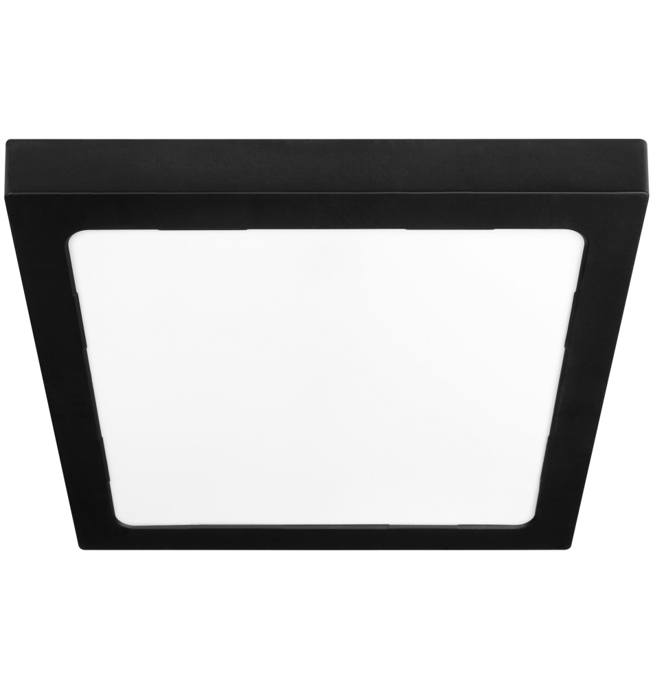 Panel LED natynkowy kwadrat Bingo 24W 3CCT czarny | LVT