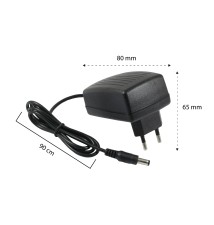 24V/1.0A DC 2.1/5.5 Plug-in Switching Power Supply | LVT