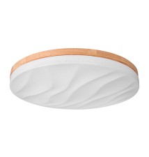 Plafon LED 3CCT 72W 50cm drewniany + pilot | LVT