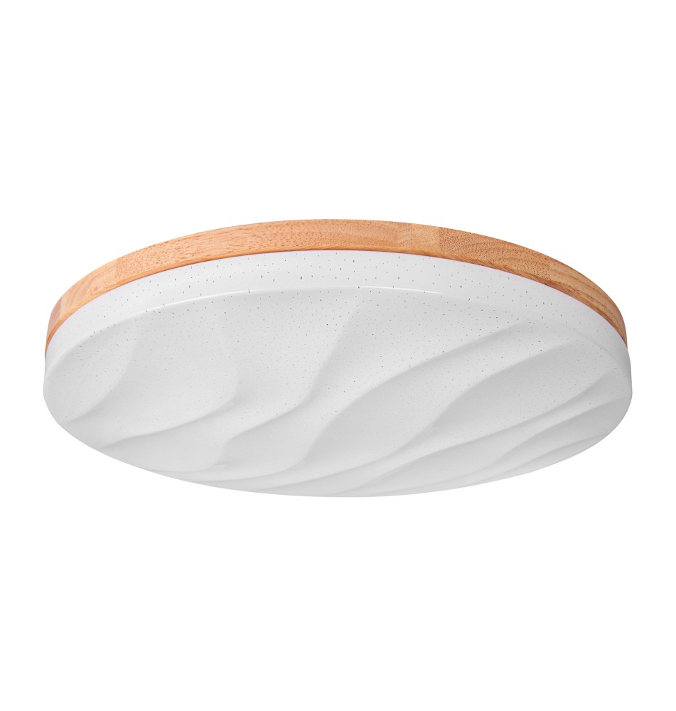 Plafon LED 3CCT 72W 50cm drewniany + pilot | LVT