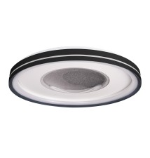 3CCT 68W 48cm LED Ceiling Light, Black, Remote Control | LVT