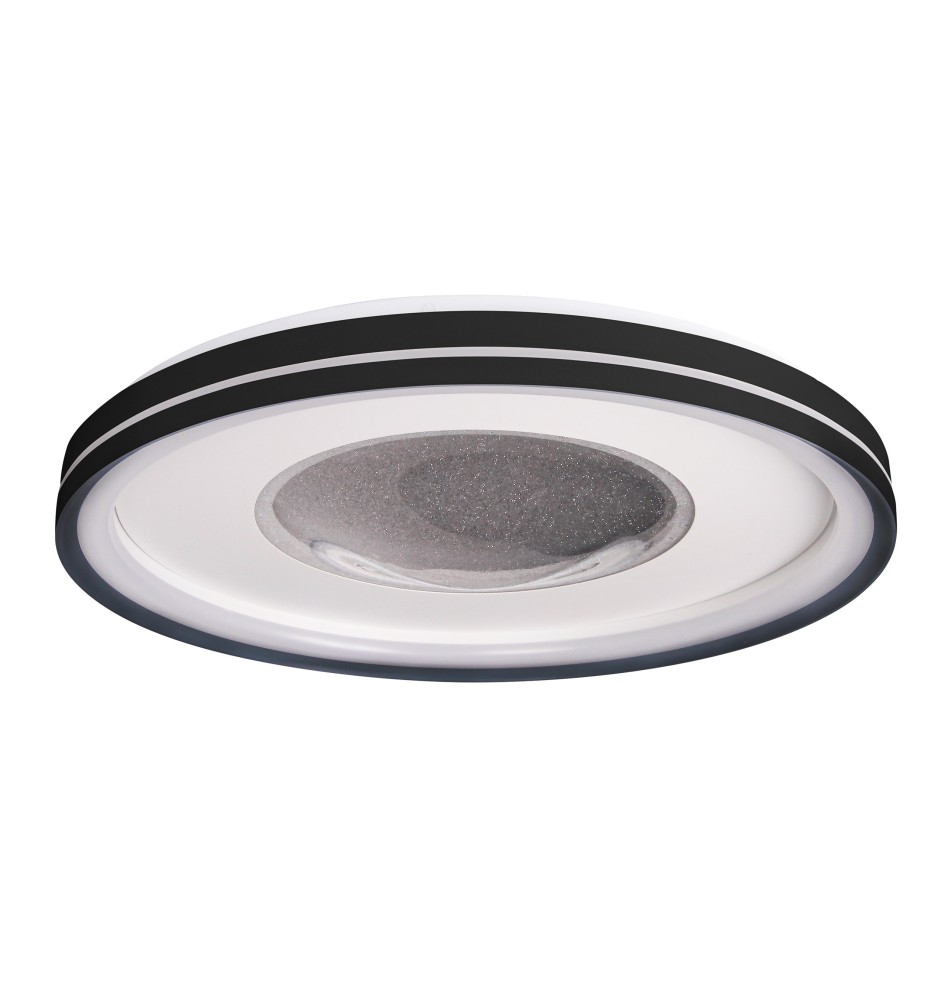 Plafon LED 3CCT 68W 48cm czarny pilot