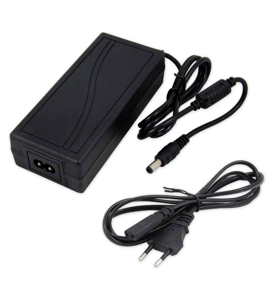 Zasilacz impulsowy desktop 12V/ 5,0A z kablem 2pin | LVT