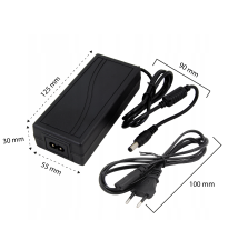 Zasilacz impulsowy desktop 12V/ 3,0A z kablem 2pin