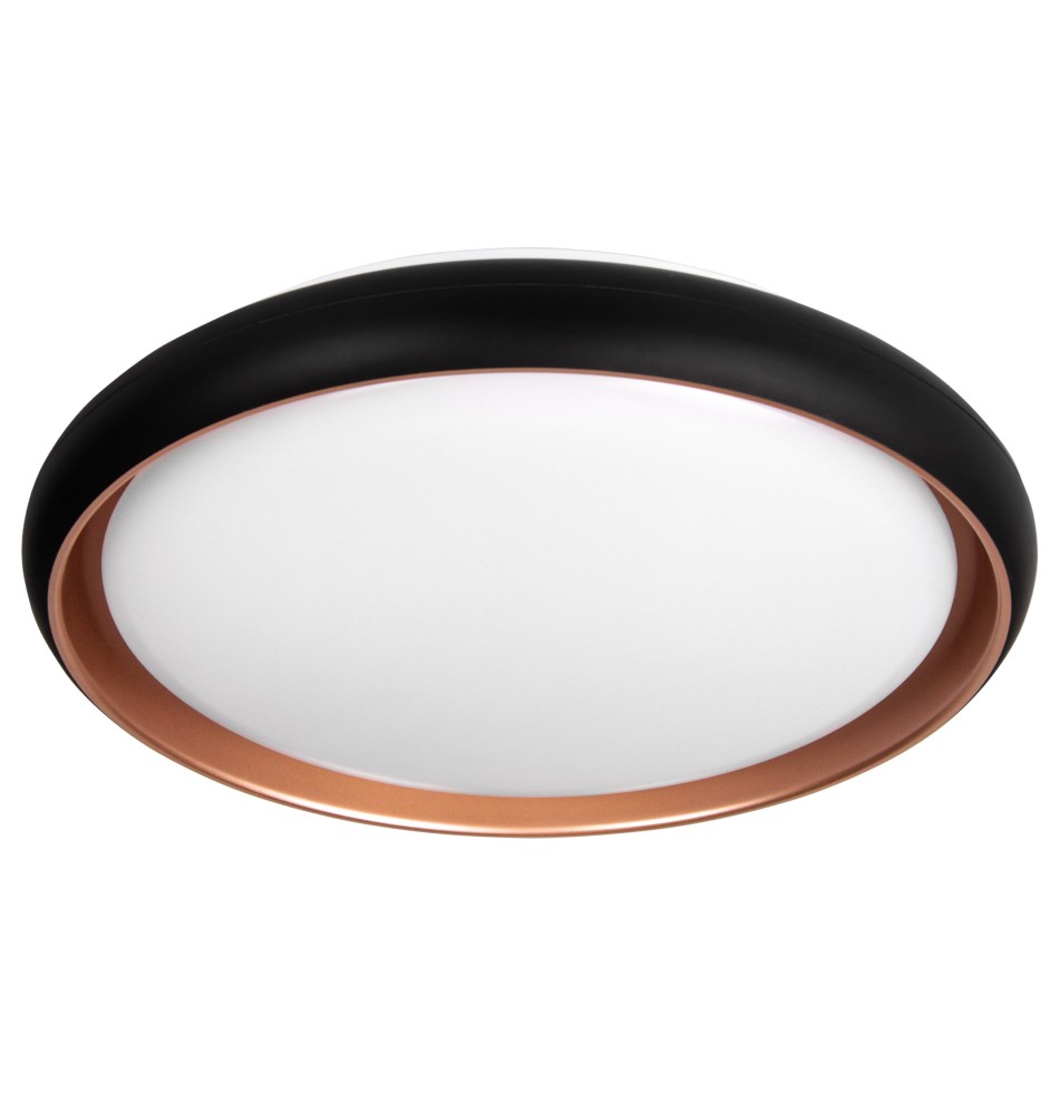 Plafon LED 3CCT 54W czarny + złoto pilot
