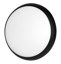 18W Black LED Ceiling Light, 4000K, IP65 | LVT