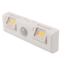 Lampa podszafkowa LED 2x COB PIR 4000K | LVT