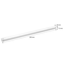 Lampa podszafkowa LED PIR 20cm 2W | LVT