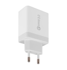 Zasilacz Quick Charge 20W 4xUSB-A biały | LVT