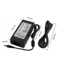 Zasilacz impulsowy desktop 12V/ 5,0A z kablem 3pin