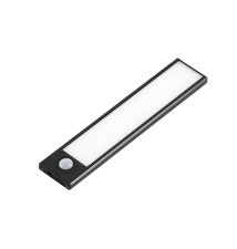Lampa podszafkowa USB PIR 20cm 1W czarna | LVT