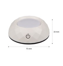 Lampa podszafkowa LED 2x 2LED 4000K biała | LVT