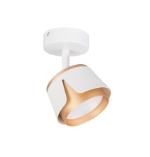 Kinkiet GX53 LED x1 biały + złoty