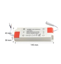 25-42V 48W 1200mA DC LED Power Supply - Old Model | LVT