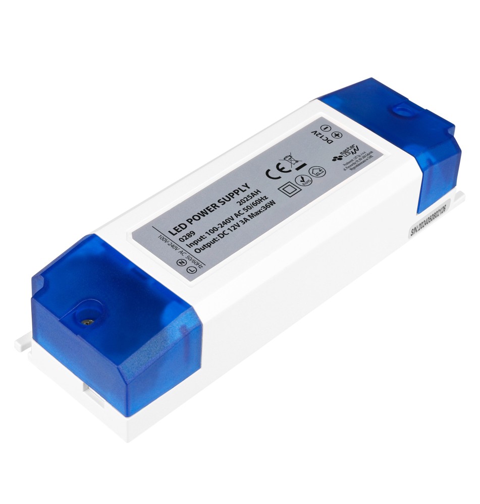 Zasilacz LED meblowy 12V 36W 3A IP20