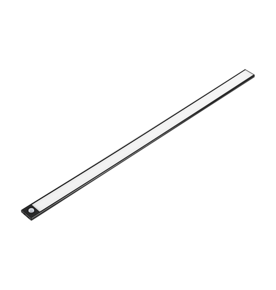 Lampa podszafkowa USB PIR 50cm 3W czarna